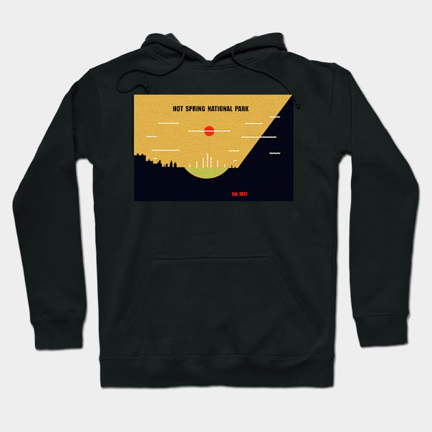 Hot Springs National Park Hoodie by dltphoto